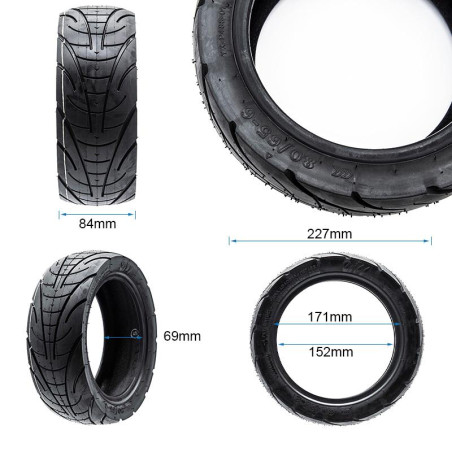 Neumático Tubeless Cityroad 80/65-6 [Ewheel]