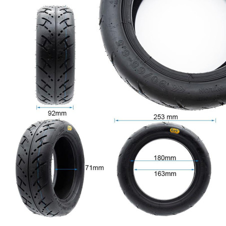 Neumático Tubeless cityroad 90/65-6,5 [Ewheel]