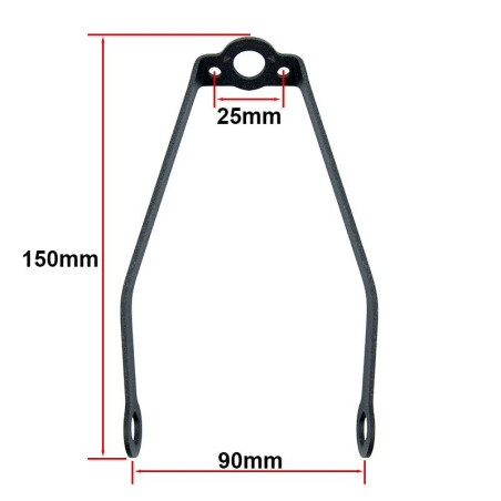 Soporte guardabarros trasero para Xiaomi Mi4 lite (1st Gen)