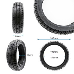Neumático tubeless Cityroad 10,5x2,75-7 [Xuancheng] 2