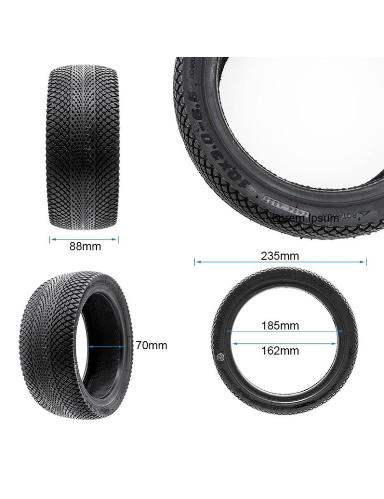 Neumático tubeless Offroad 10x3-6,5 [Xuancheng]