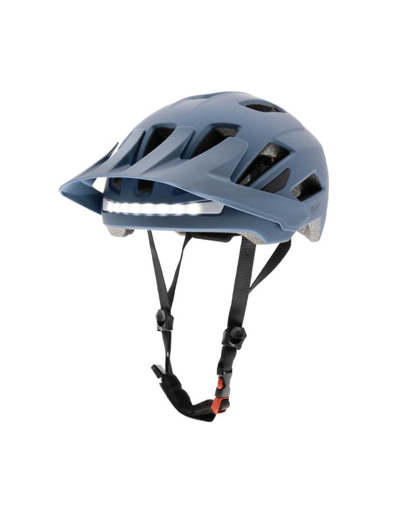 Casco con luz CP04 azul L
