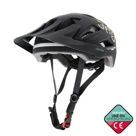 Casco CP04 negro M con intermitente