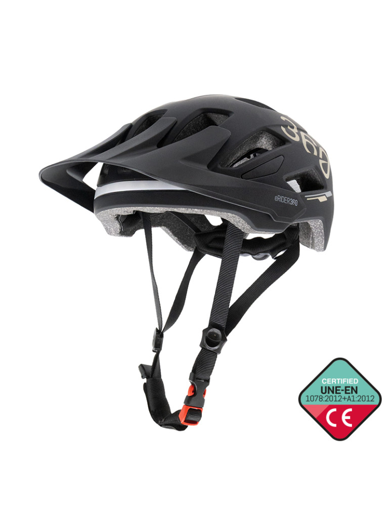 Casco CP04 negro L con intermitente