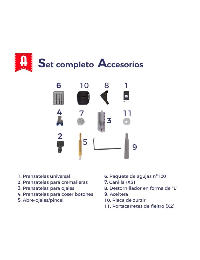 Máquina de coser Alfa Precise Denim Studio