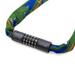 Candado de contraseña EWLK022 funda tela multicolor 2