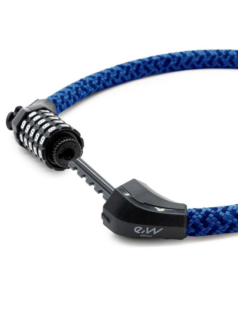 Candado de contraseña EWLK025 funda nylon azul