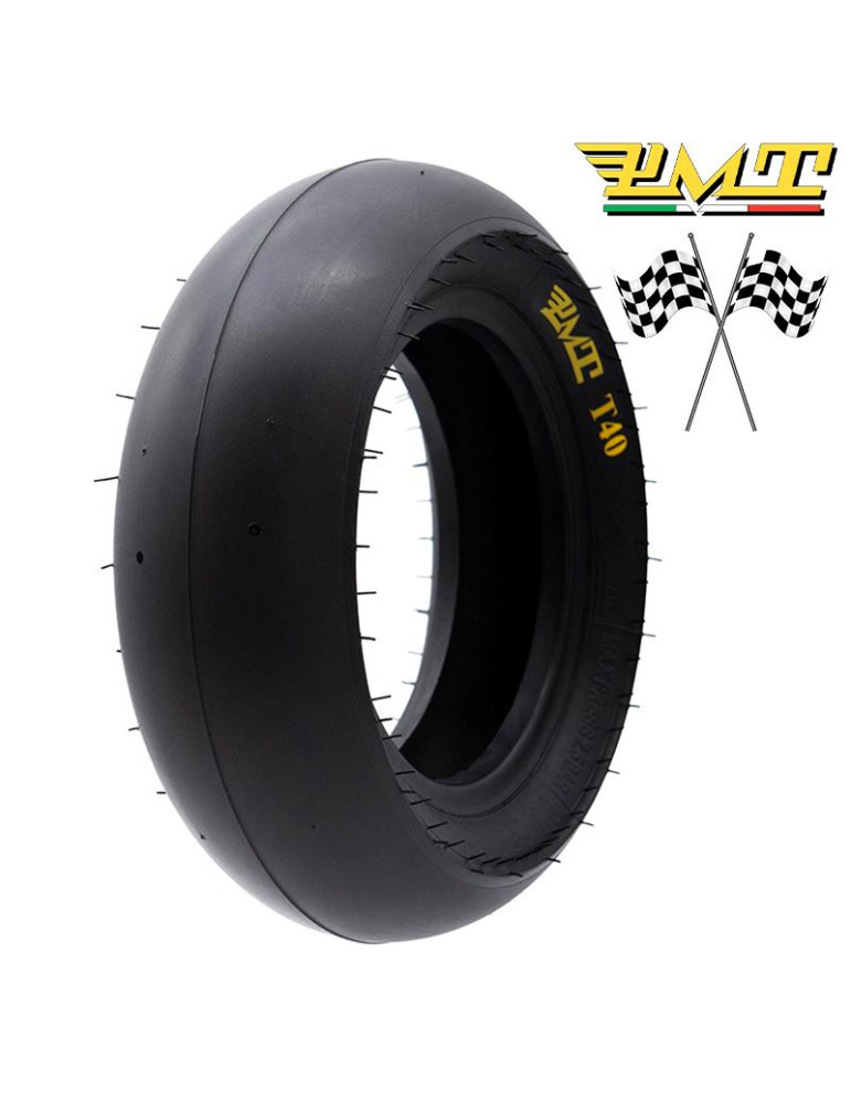 Neumático tubeless radial T40 Slick 90/65R6,5 [PMT]
