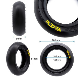 Neumático tubeless radial soft T41 Slick 80/50-6,5 [PMT] 2