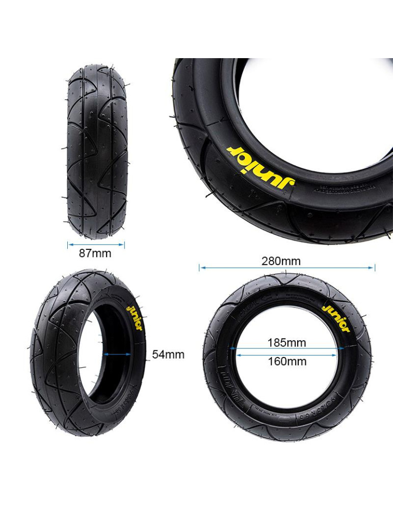 Neumático tubeless radial soft JUNIOR 90/65-6,5 [PMT]