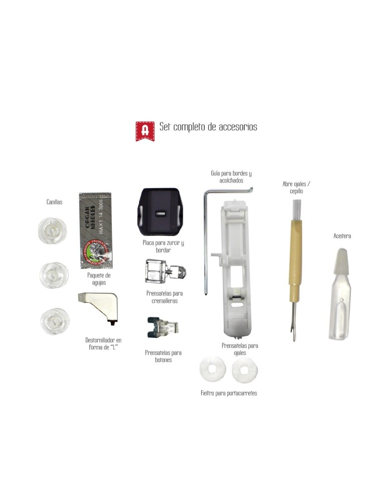 Máquina de Coser Domestica Alfa Practik 5