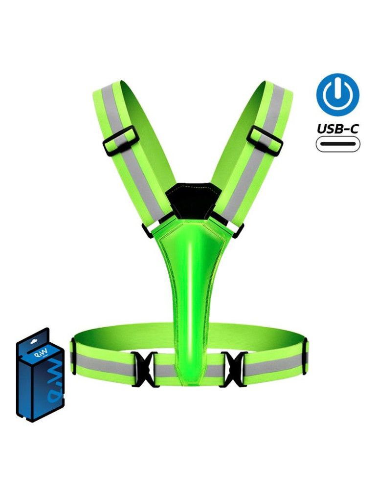 Chaleco reflectante con luz EWRV006