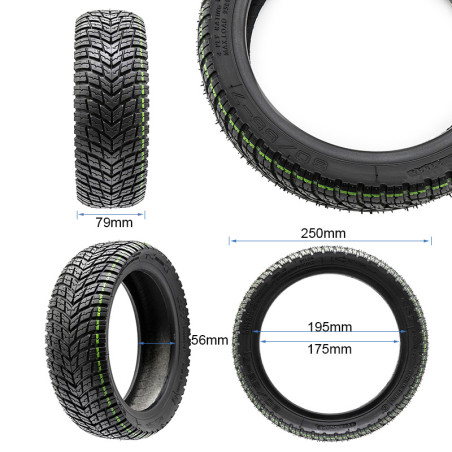 Neumático tubeless 80/55-7 [CST]