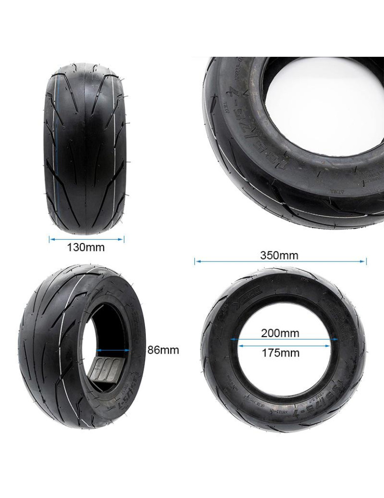 Neumático tubeless Cityroad 135/75-7 [Xuancheng]