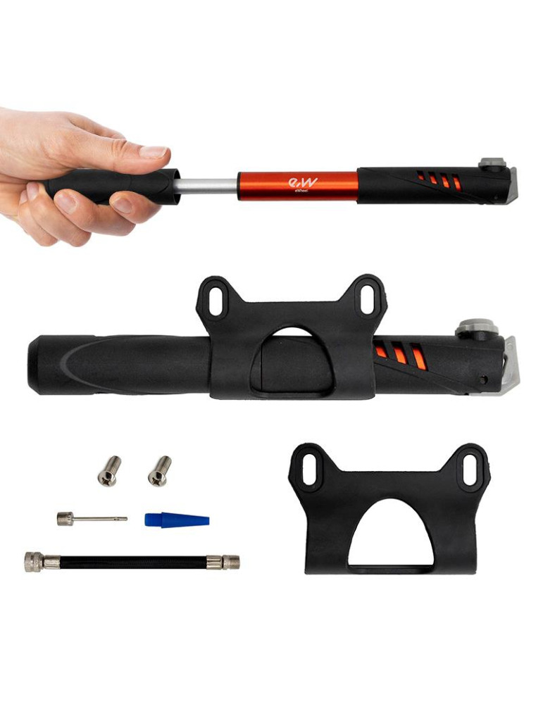 Inflador manual rojo - Ewheel