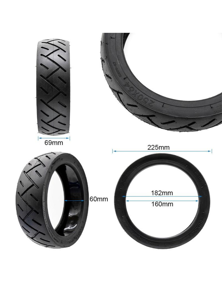 Neumático tubeless 250x64 [Xuancheng] - Edition GEL