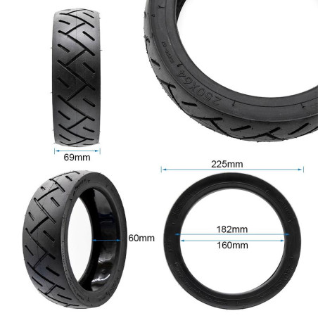 Neumático tubeless 250x64 [Xuancheng] - Edition GEL