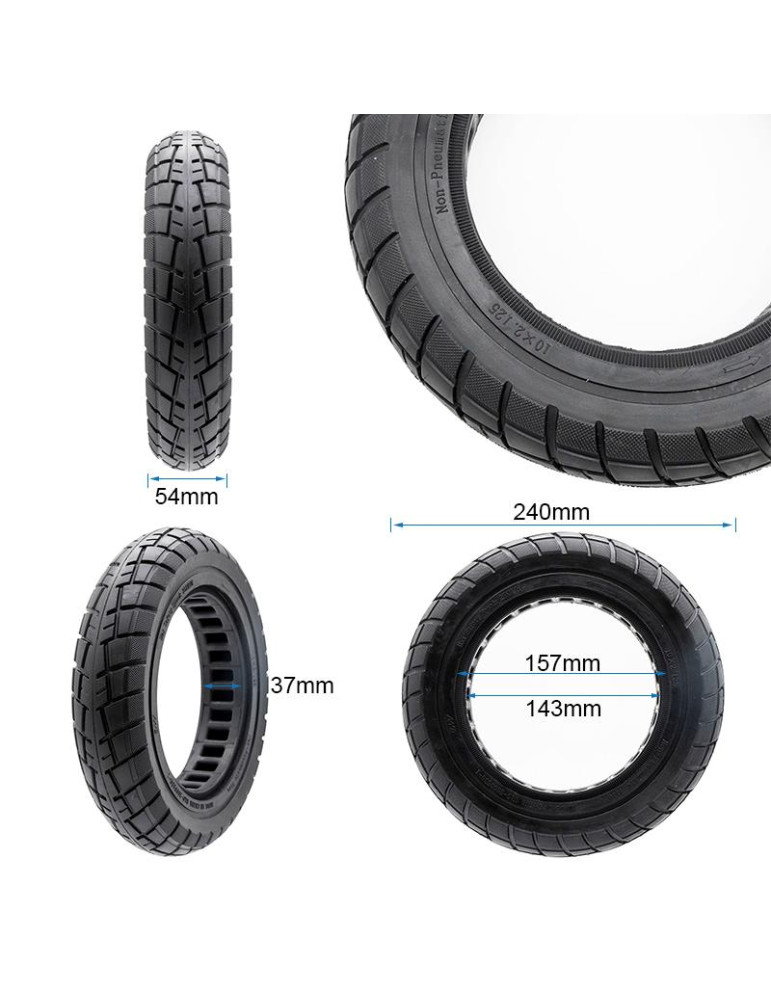 Rueda maciza ultraligera 10x2,125-6,1/B34 ewheel