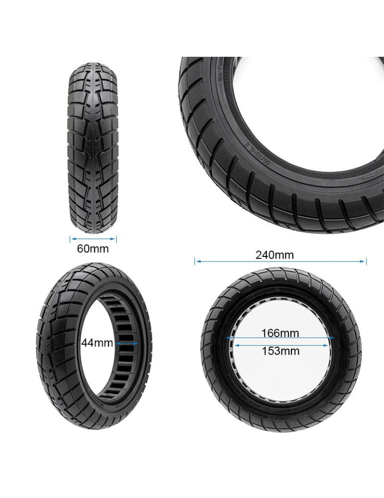 Rueda maciza ultraligera 60/70-6,5/B44