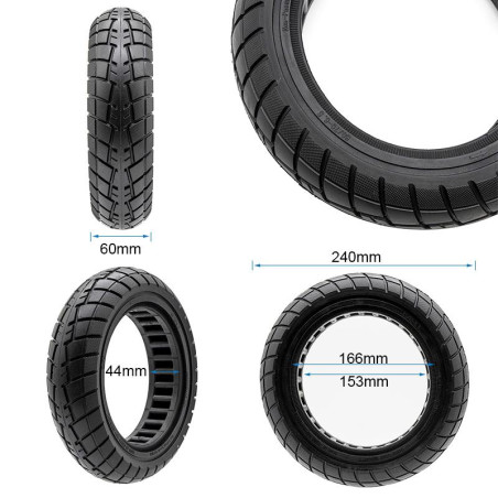 Rueda maciza ultraligera 60/70-6,5/B44