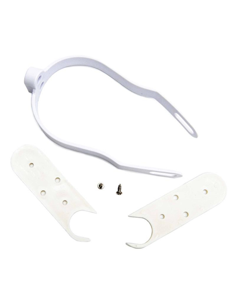 Soporte guardabarros de plástico blanco universal para Xiaomi M365 y Pro