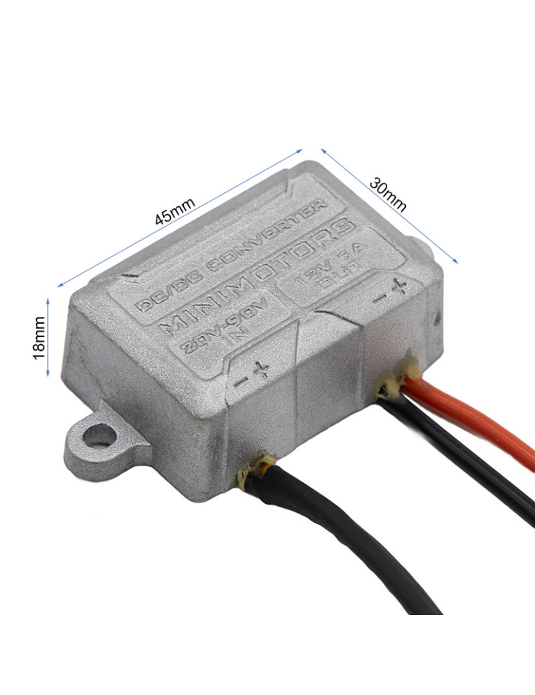 Conversor DC 20-90V a 12V 5A original [Minimotors]