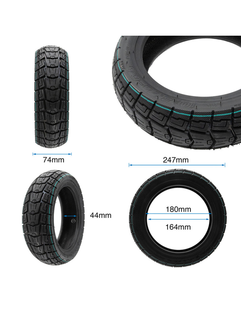 Neumático Tubeless Offroad 10x2,75-6,5 [Ewheel] RUNFLAT