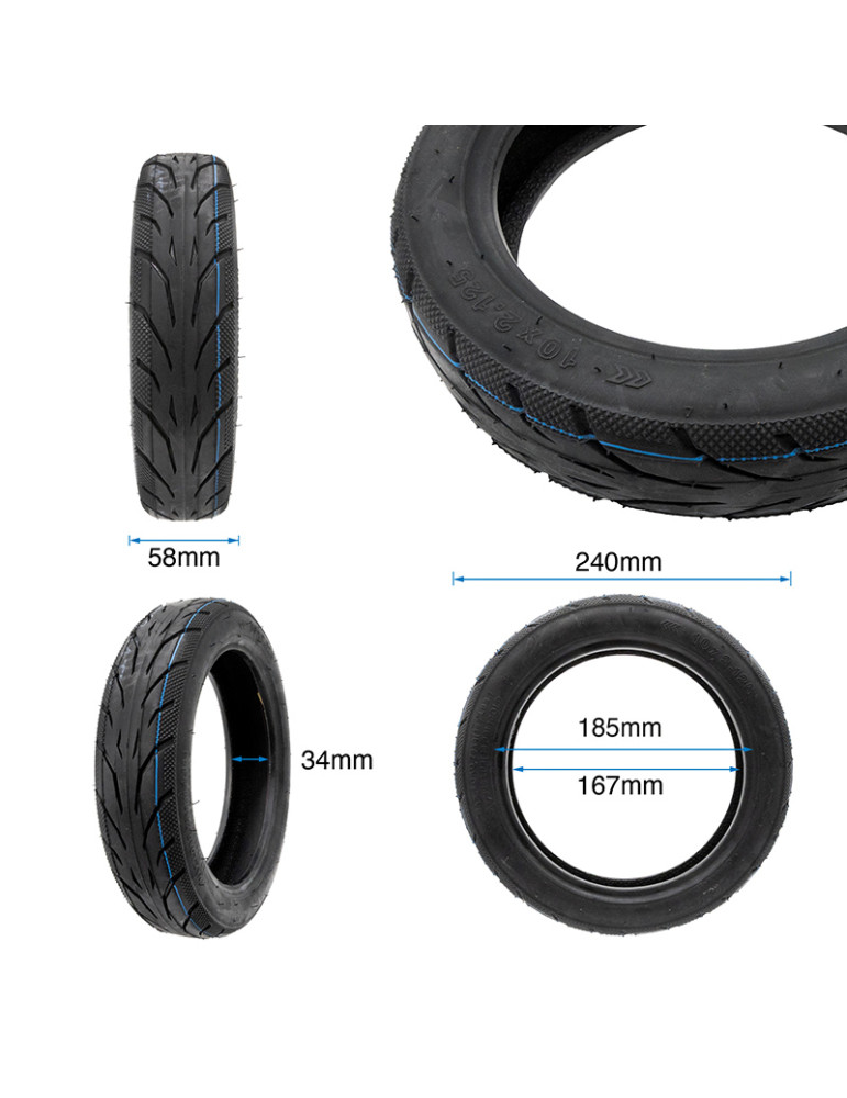 Neumático tubeless 10x2,125-6,5 [Yuanxing]