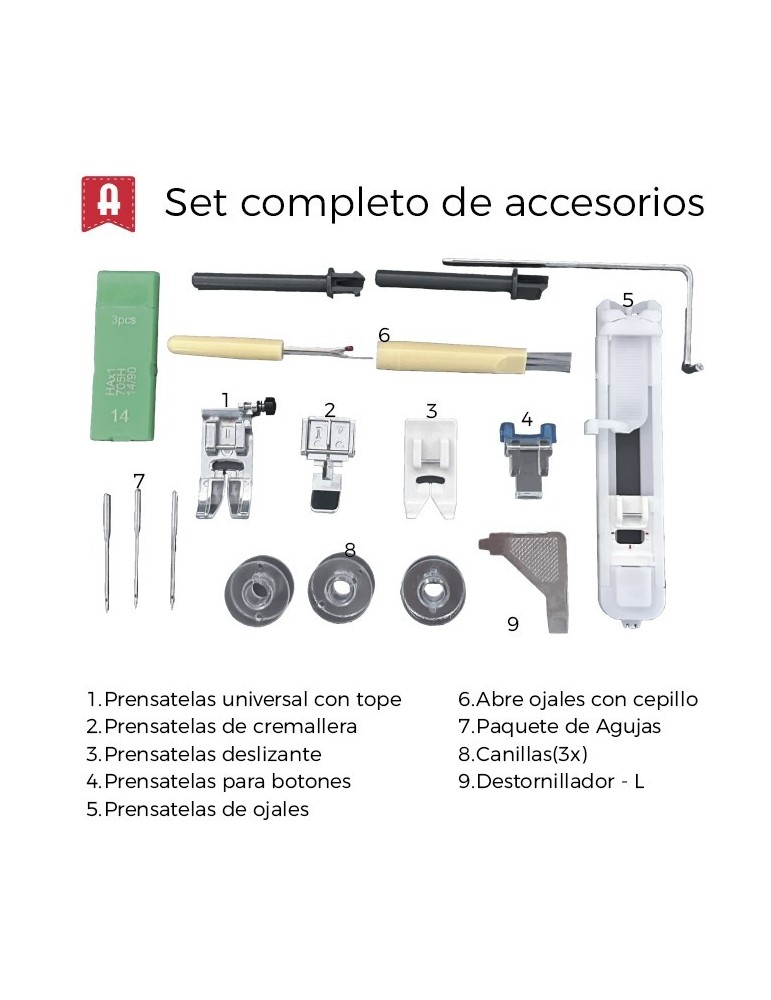Máquina de Coser Alfa Unique Heavy Duty