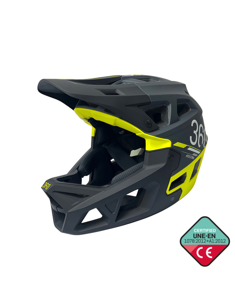 Casco INTEGRA Sport negro - verde M