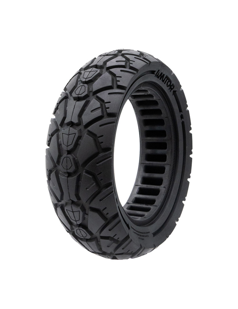 Rueda maciza 10x3,0/255x80 (80/65-6) negra [Amitor]