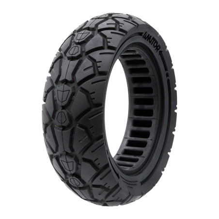 Rueda maciza 10x3,0/255x80 (80/65-6) negra [Amitor]