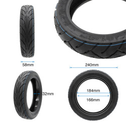 Neumático tubeless 10x2,125-6,5 con GEL [Yuanxing] 2