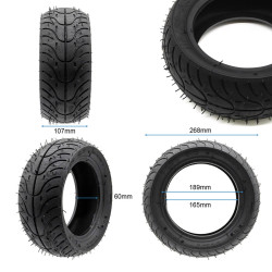 Neumático Tubeless 110/50-6,5 [Qind] 2